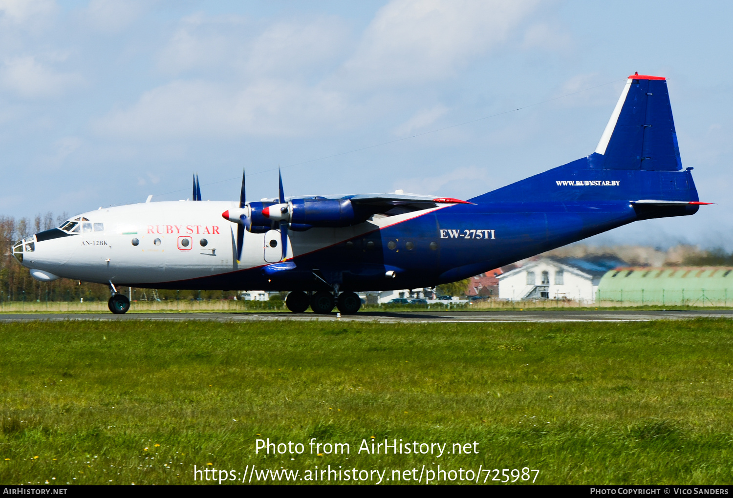 Aircraft Photo of EW-275TI | Antonov An-12BK | Ruby Star Airways | AirHistory.net #725987