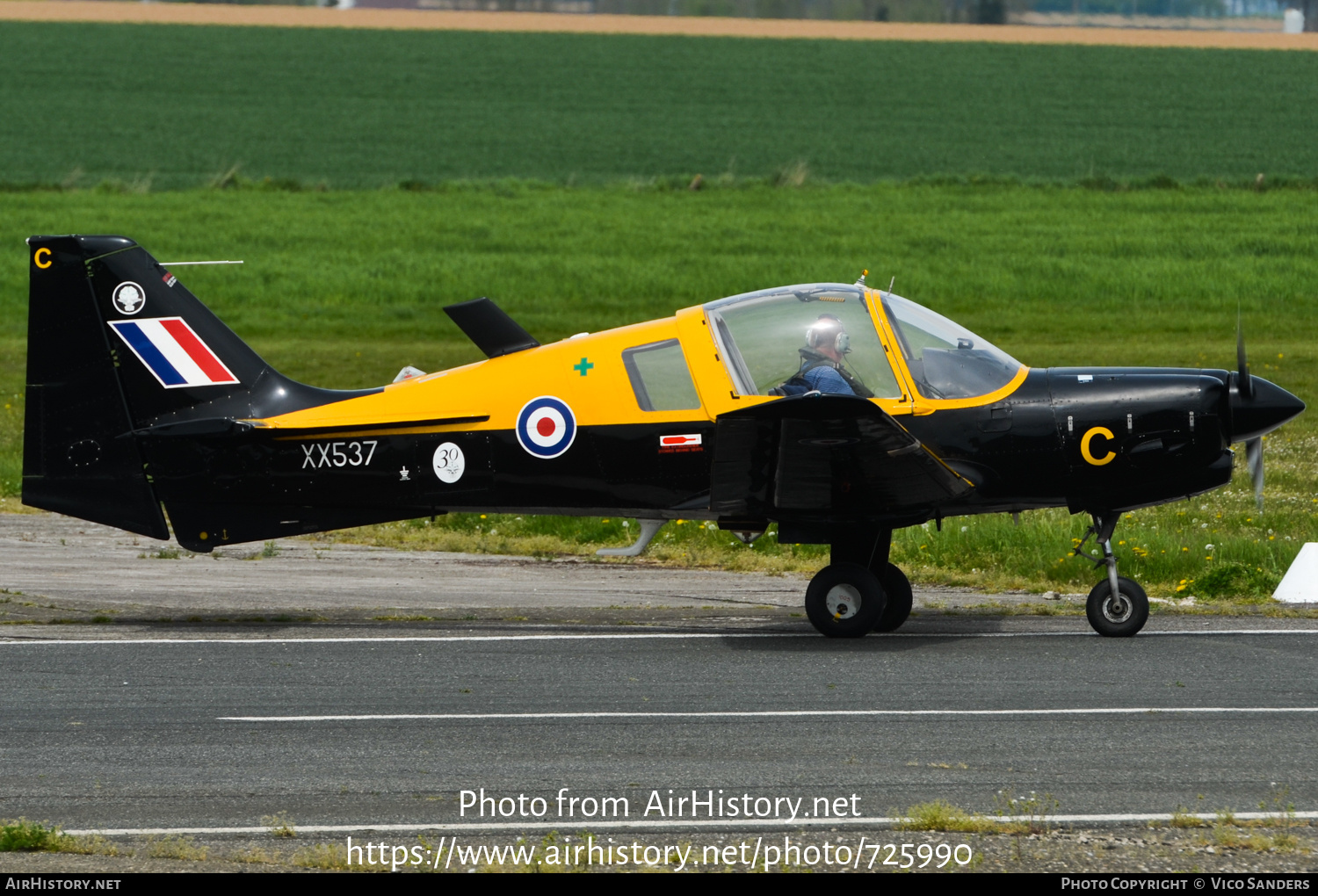 Aircraft Photo of G-CBCB / XX537 | Scottish Aviation Bulldog 120/121 | UK - Air Force | AirHistory.net #725990