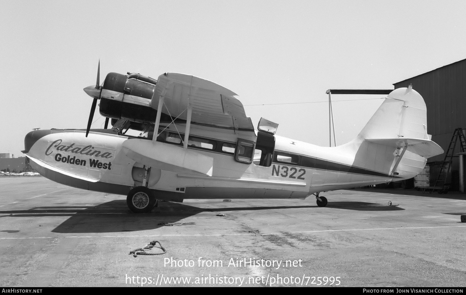 Aircraft Photo of N322 | Grumman G-21A Goose | Catalina Golden West Airlines | AirHistory.net #725995