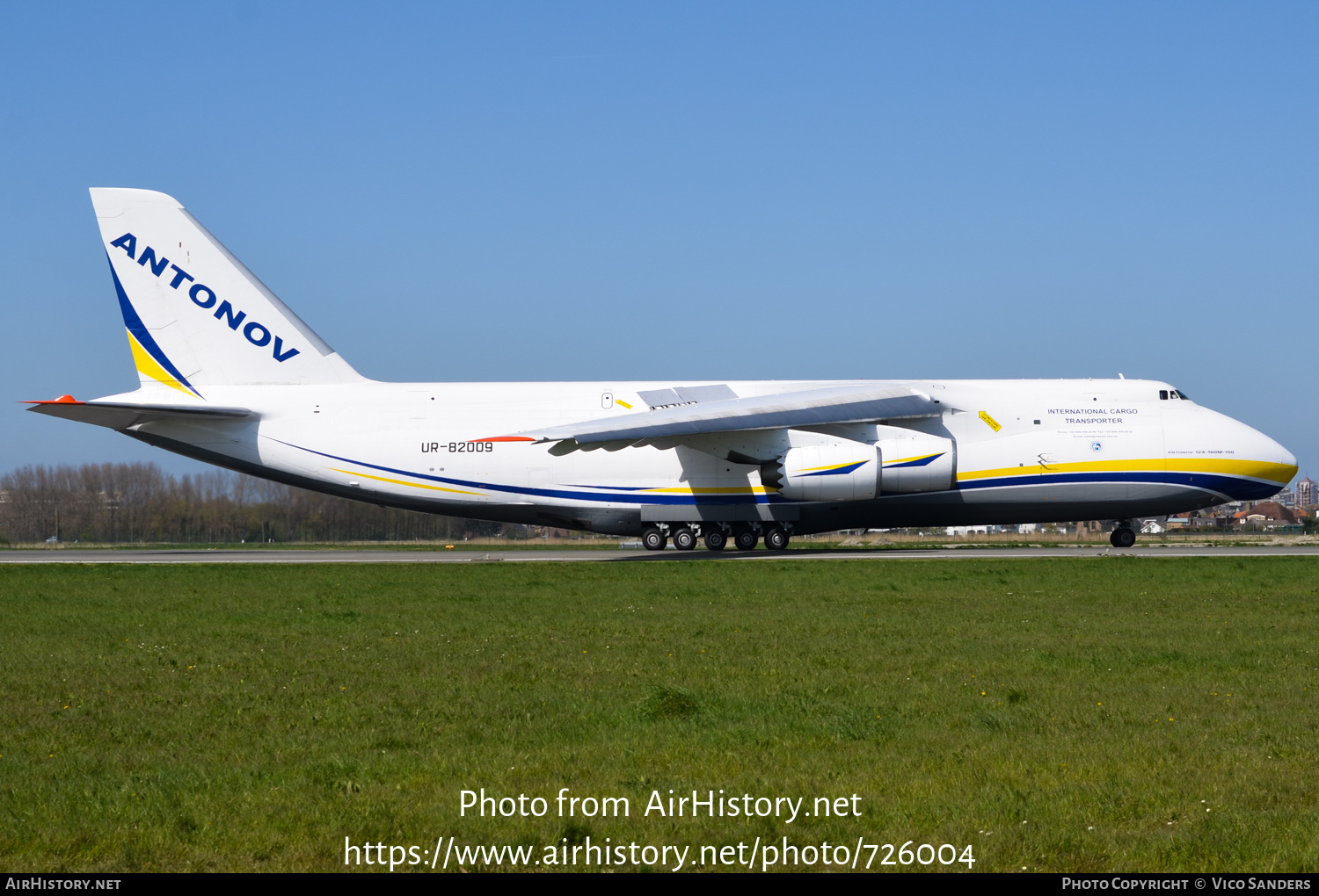 Aircraft Photo of UR-82009 | Antonov An-124-100M-150 Ruslan | Antonov Airlines | AirHistory.net #726004