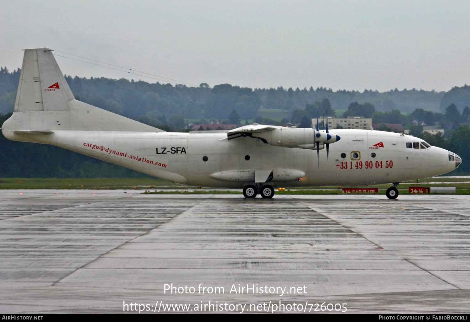 Aircraft Photo of LZ-SFA | Antonov An-12BP | Dynami Aviation | AirHistory.net #726005