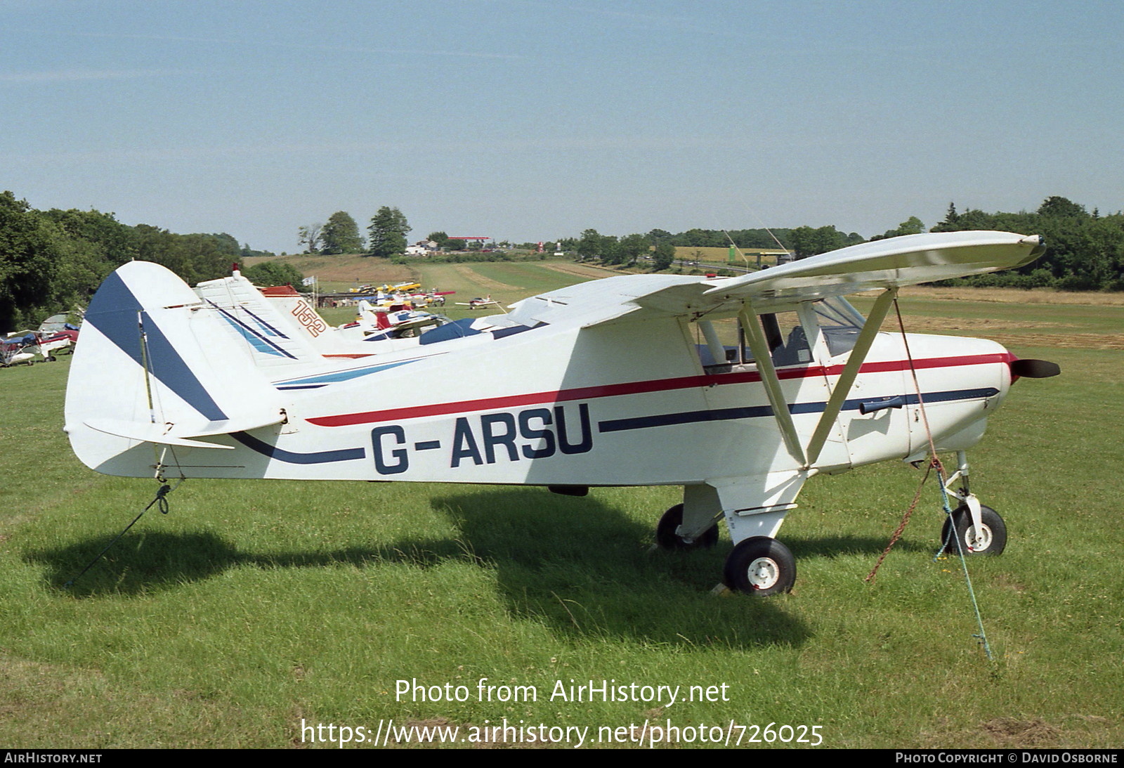 Aircraft Photo of G-ARSU | Piper PA-22-108 Colt | AirHistory.net #726025