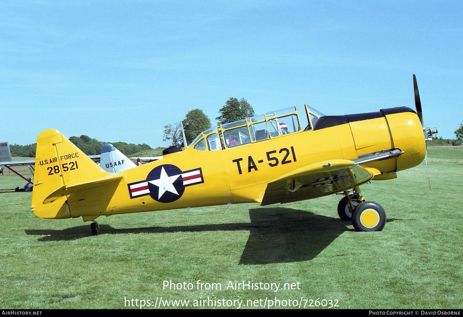 Aircraft Photo of G-TVIJ / 28521 | North American T-6J Harvard Mk IV | USA - Air Force | AirHistory.net #726032