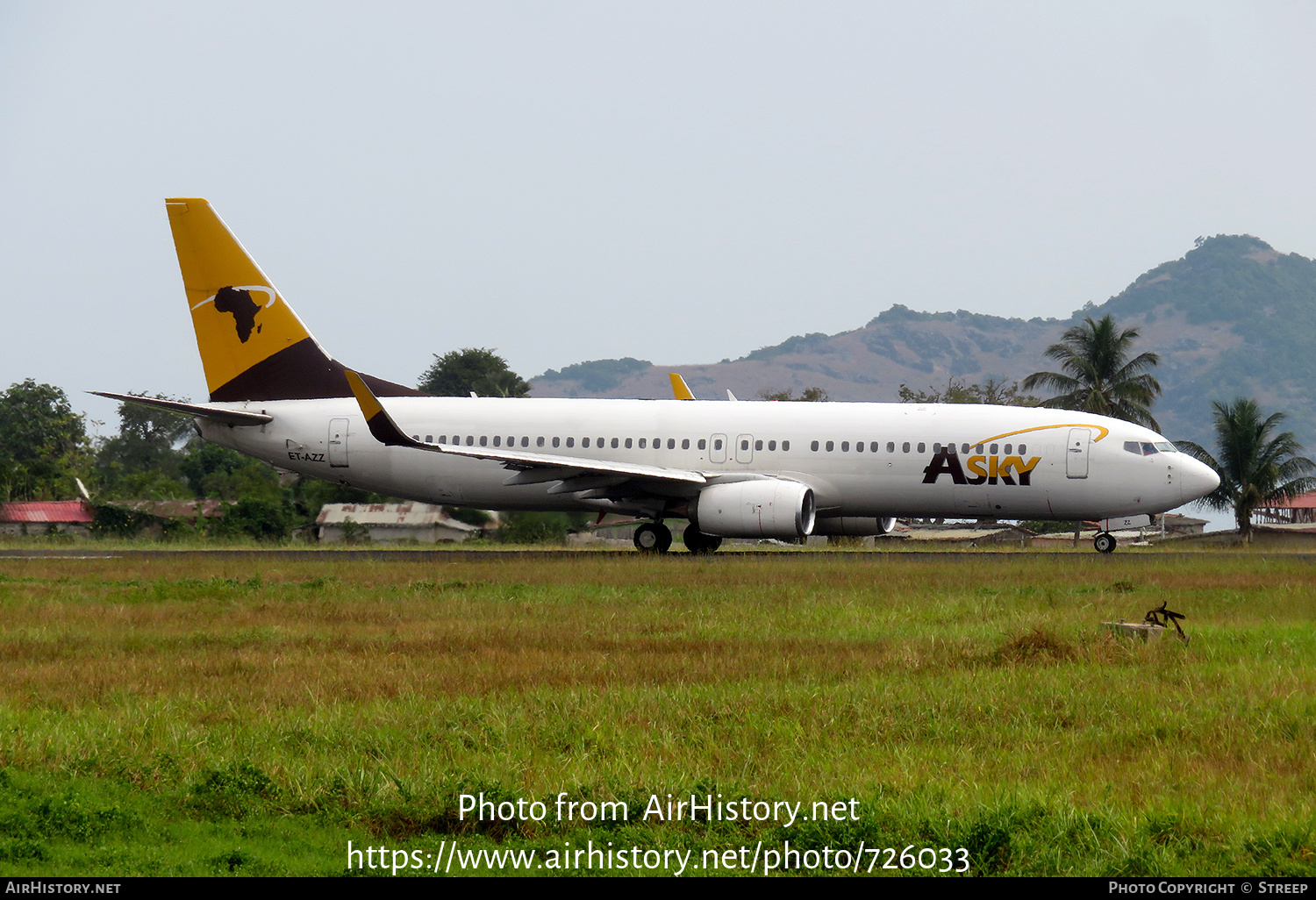 Aircraft Photo of ET-AZZ | Boeing 737-800 | Asky Airlines | AirHistory.net #726033