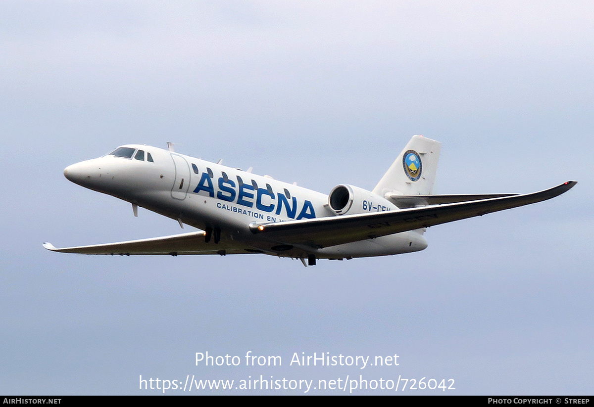 Aircraft Photo of 6V-CEV | Cessna 680 Citation Sovereign+ | ASECNA - Agence pour la Sécurité de la Navigation Aérienne | AirHistory.net #726042