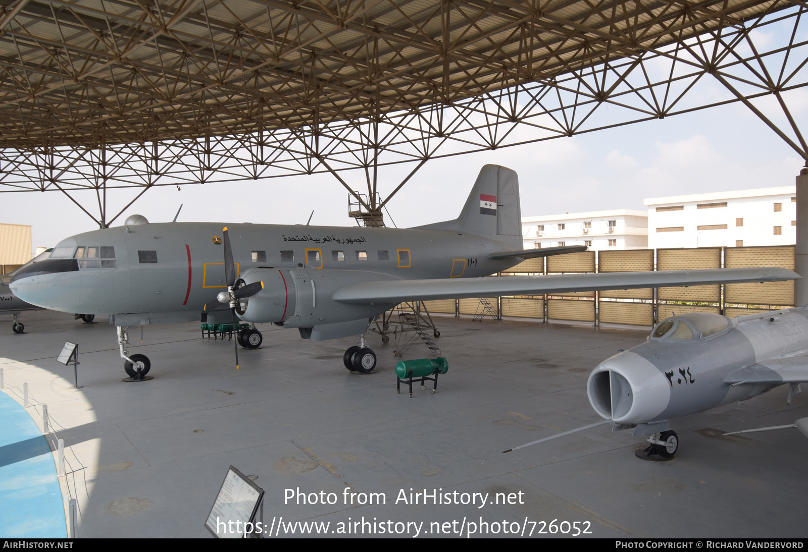 Aircraft Photo of 1101 | Ilyushin Il-14P | Egypt - Air Force | AirHistory.net #726052