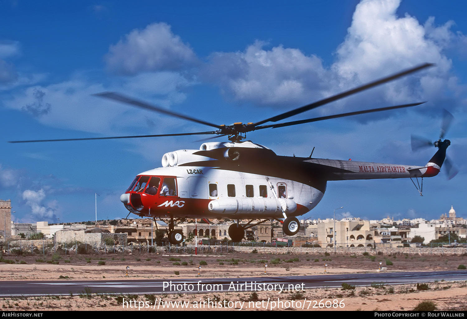 Aircraft Photo of LZ-CAR | Mil Mi-8P | Malta Air Charter | AirHistory.net #726086