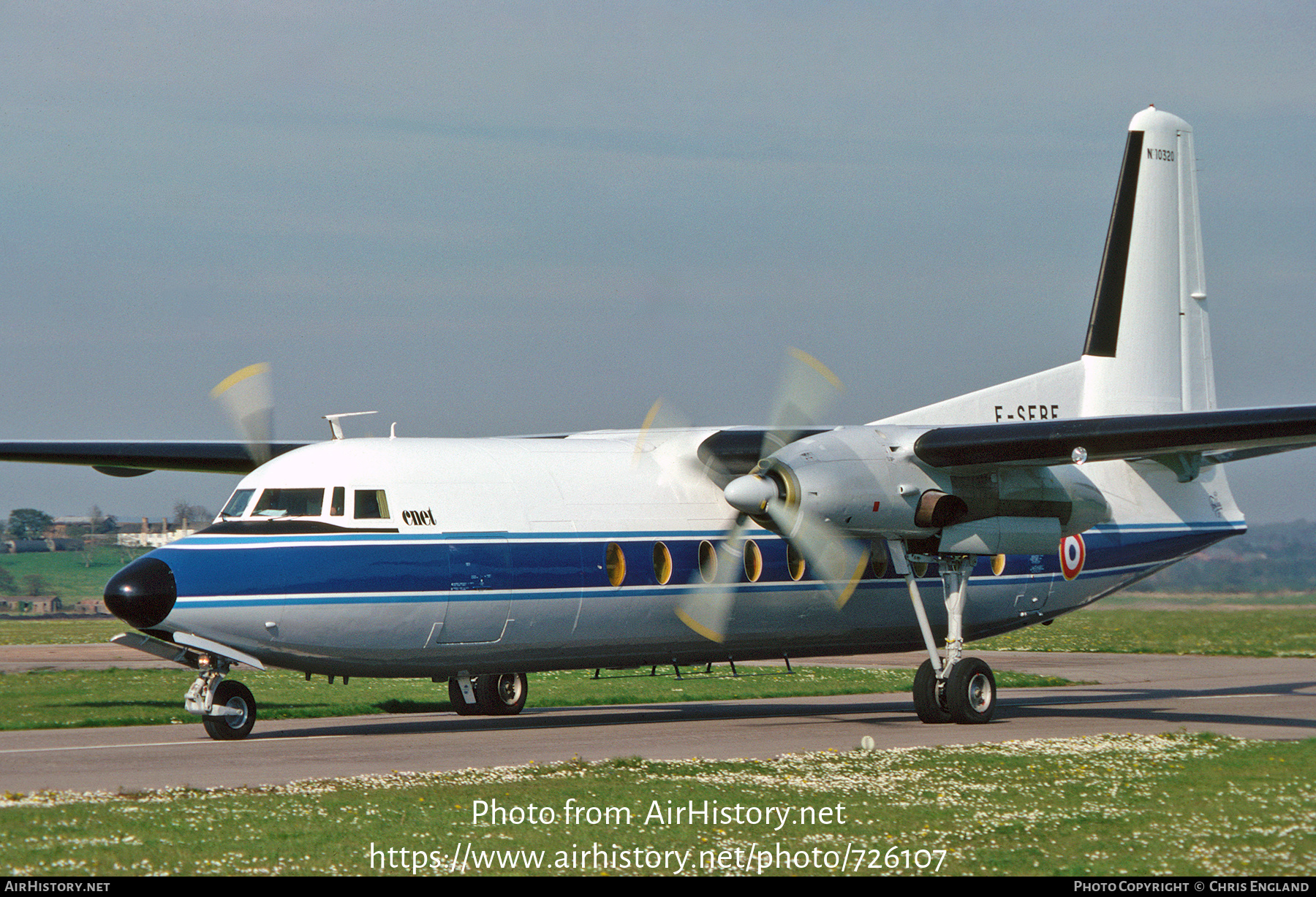 Aircraft Photo of 10320 | Fokker F27-200 Friendship | France - CNET | AirHistory.net #726107