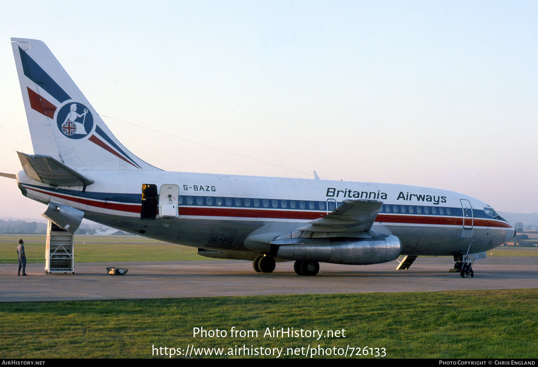 Aircraft Photo of G-BAZG | Boeing 737-204/Adv | Britannia Airways | AirHistory.net #726133