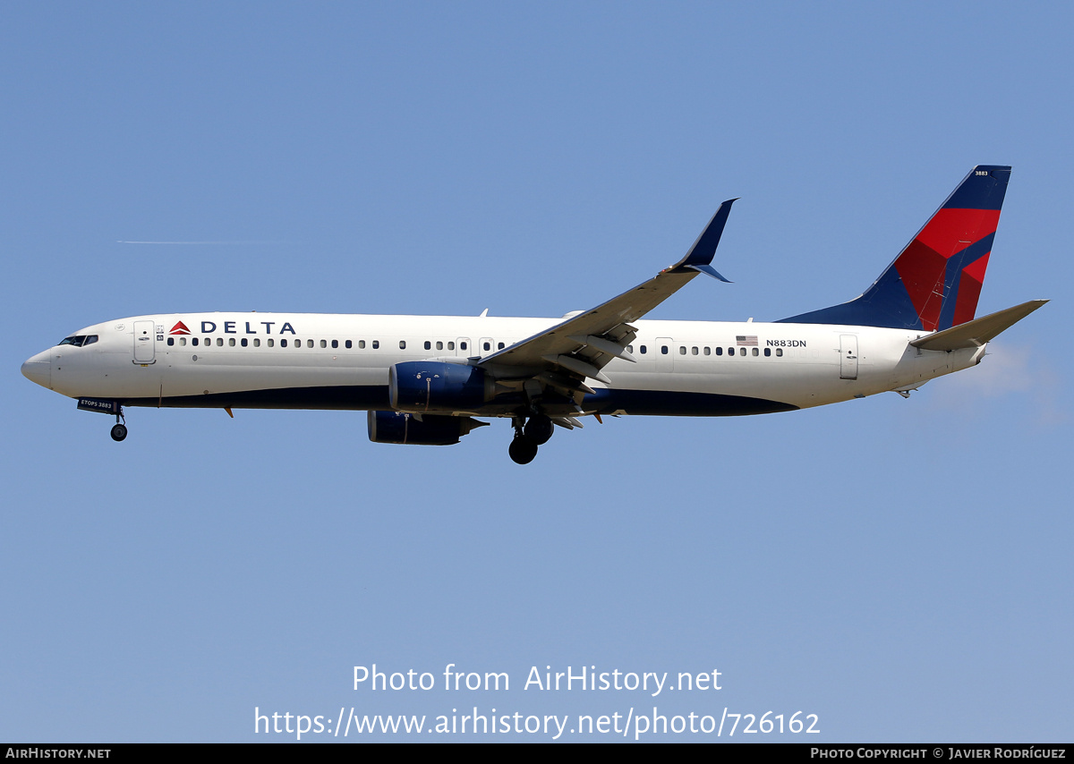 Aircraft Photo of N883DN | Boeing 737-900/ER | Delta Air Lines | AirHistory.net #726162