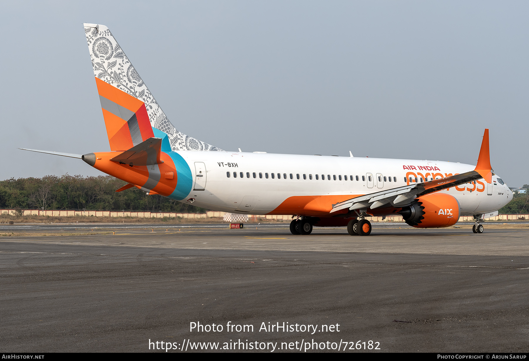 Aircraft Photo of VT-BXH | Boeing 737-8 Max 8 | Air India Express | AirHistory.net #726182