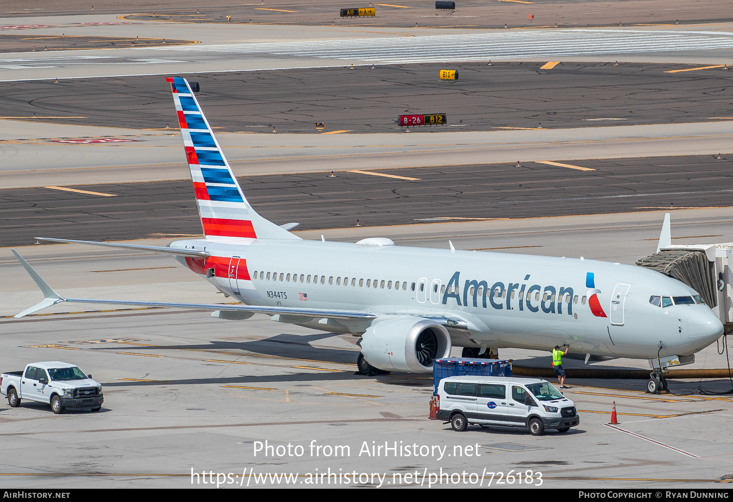 Aircraft Photo of N344TS | Boeing 737-8 Max 8 | American Airlines | AirHistory.net #726183