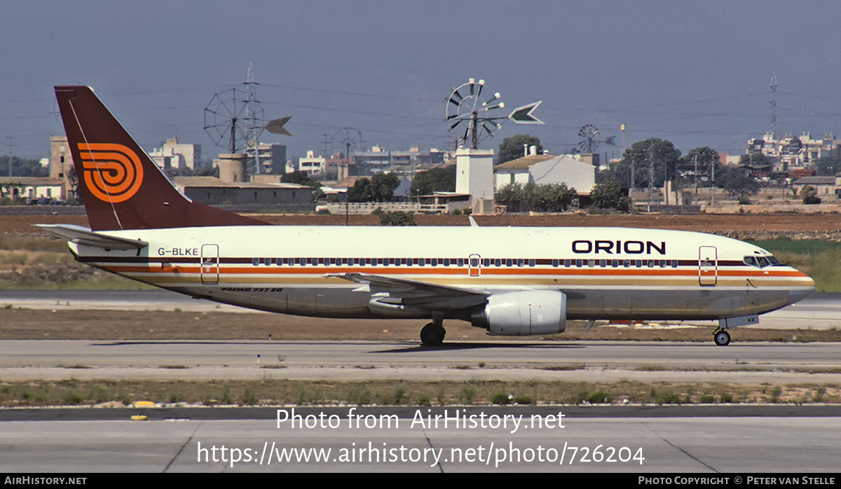 Aircraft Photo of G-BLKE | Boeing 737-3T5 | Orion Airways | AirHistory.net #726204