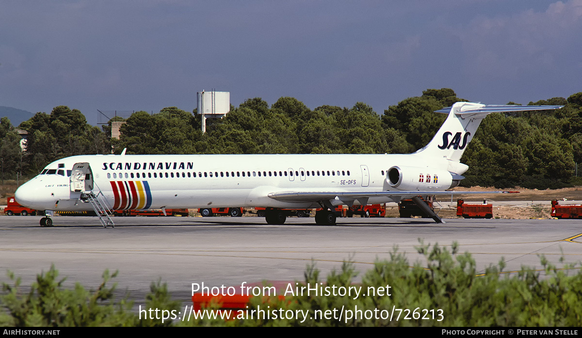 Aircraft Photo of SE-DFS | McDonnell Douglas MD-82 (DC-9-82) | Scandinavian Airlines - SAS | AirHistory.net #726213