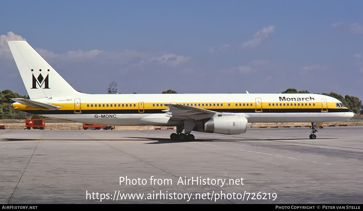 Aircraft Photo of G-MONC | Boeing 757-2T7 | Monarch Airlines | AirHistory.net #726219