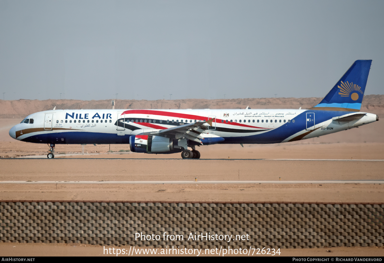 Aircraft Photo of SU-BQN | Airbus A321-231 | Nile Air | AirHistory.net #726234