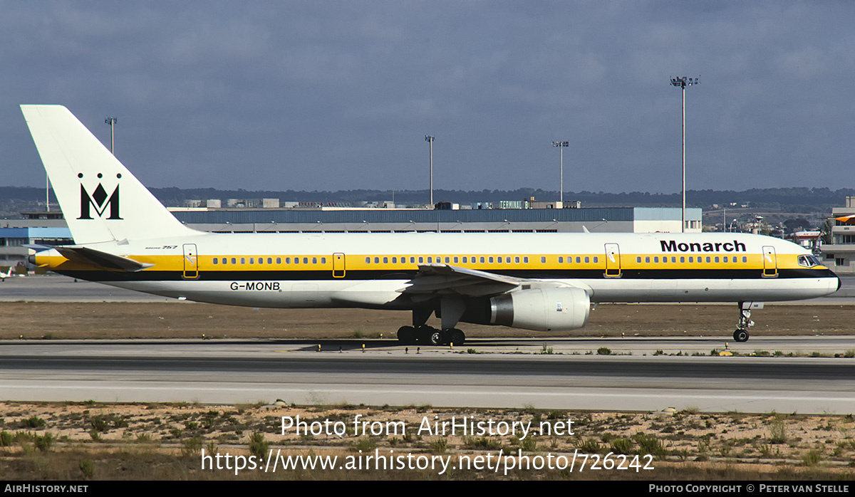 Aircraft Photo of G-MONB | Boeing 757-2T7 | Monarch Airlines | AirHistory.net #726242