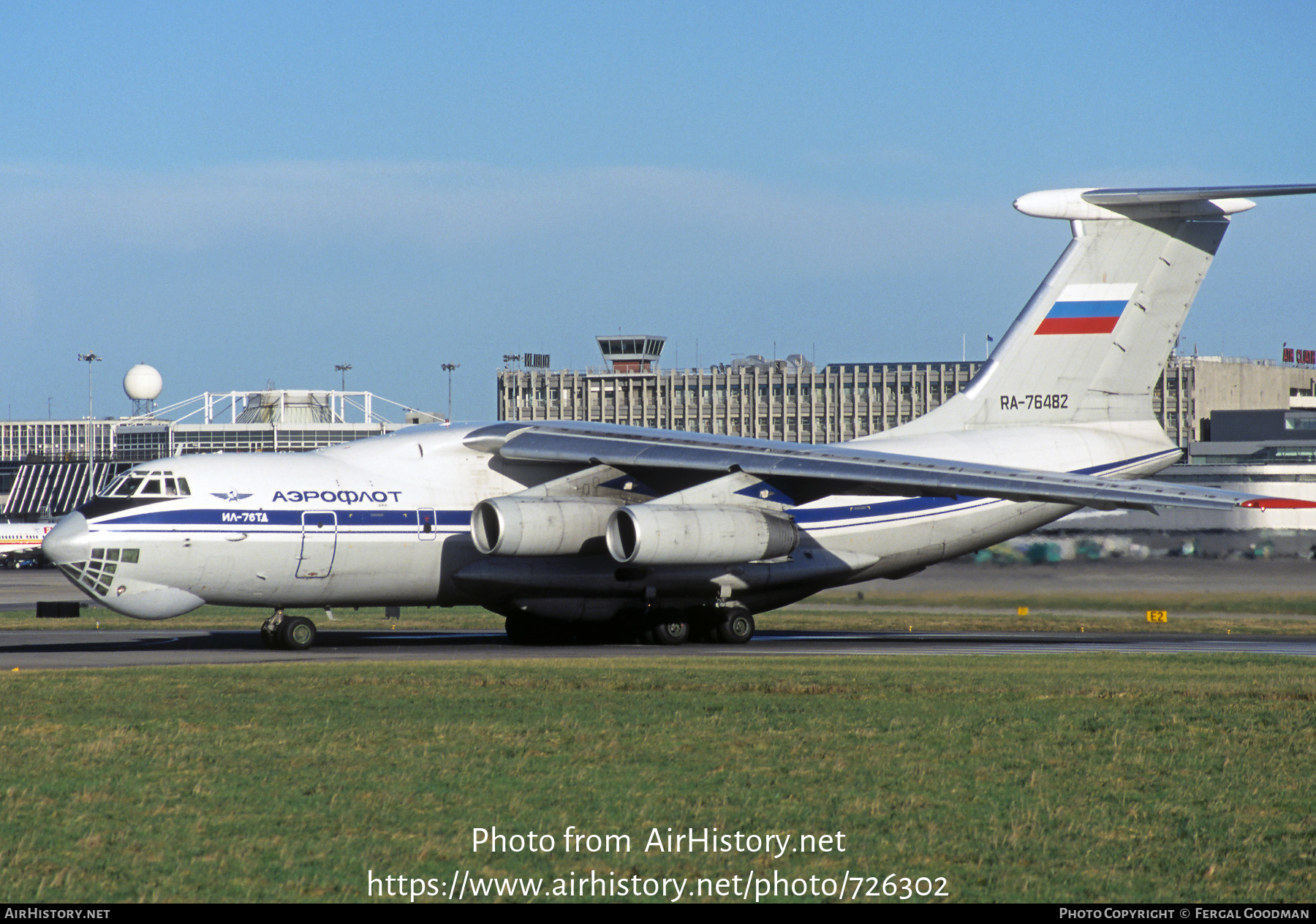 Aircraft Photo of RA-76482 | Ilyushin Il-76TD | Aeroflot | AirHistory.net #726302