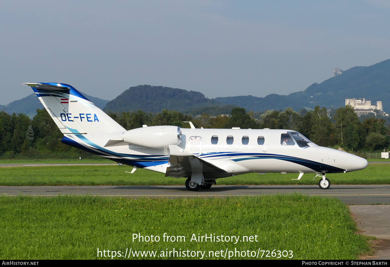 Aircraft Photo of OE-FEA | Cessna 525 CitationJet M2 | AirHistory.net #726303