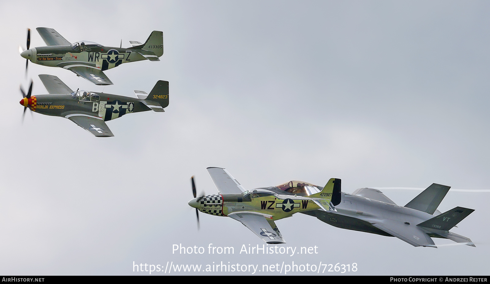 Aircraft Photo of N351MX / NL351MX / 413305 | North American P-51D Mustang | USA - Air Force | AirHistory.net #726318