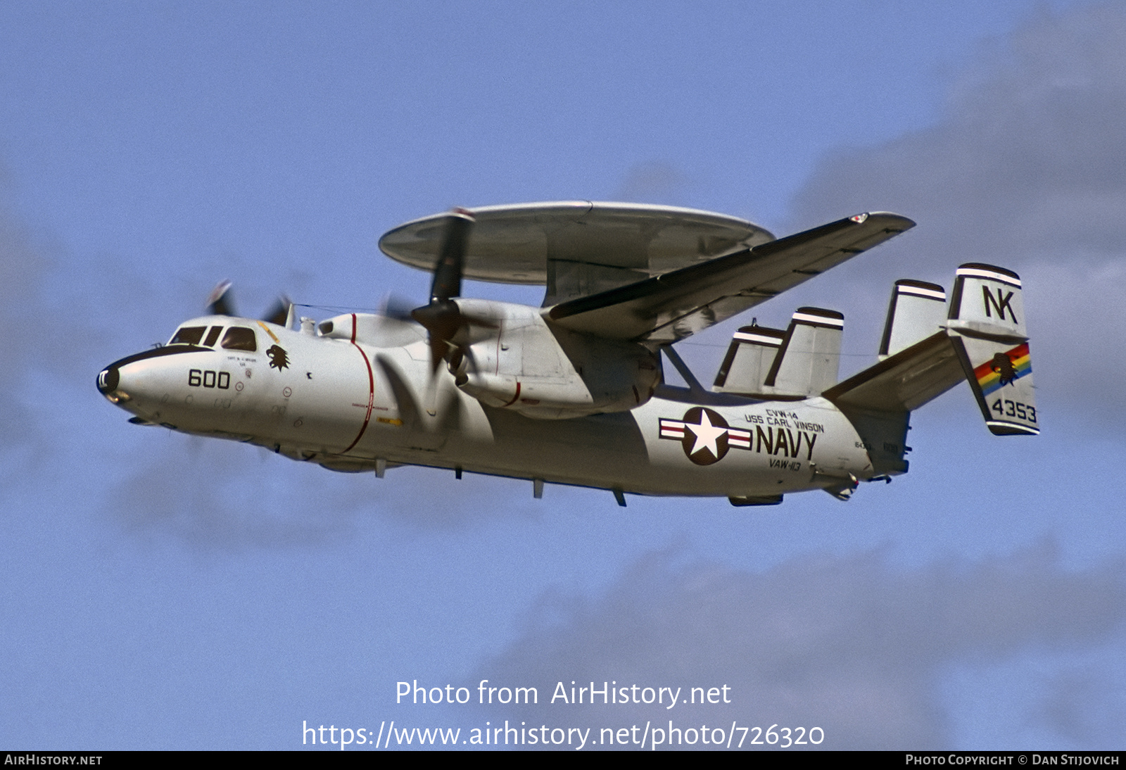 Aircraft Photo of 164353 / 4353 | Grumman E-2C Hawkeye | USA - Navy | AirHistory.net #726320