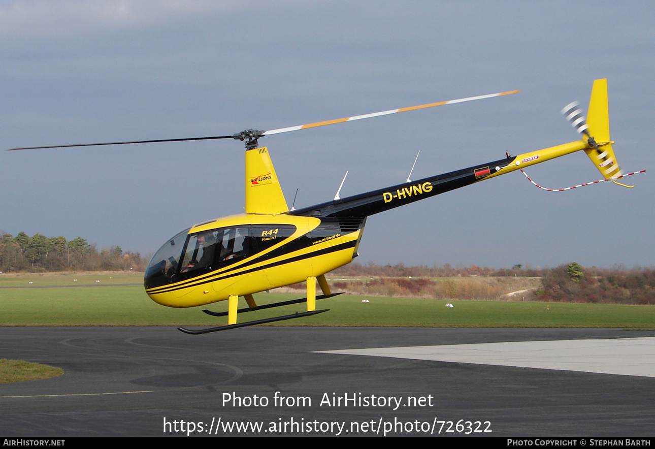 Aircraft Photo of D-HVNG | Robinson R-44 I | Air Lloyd | AirHistory.net #726322