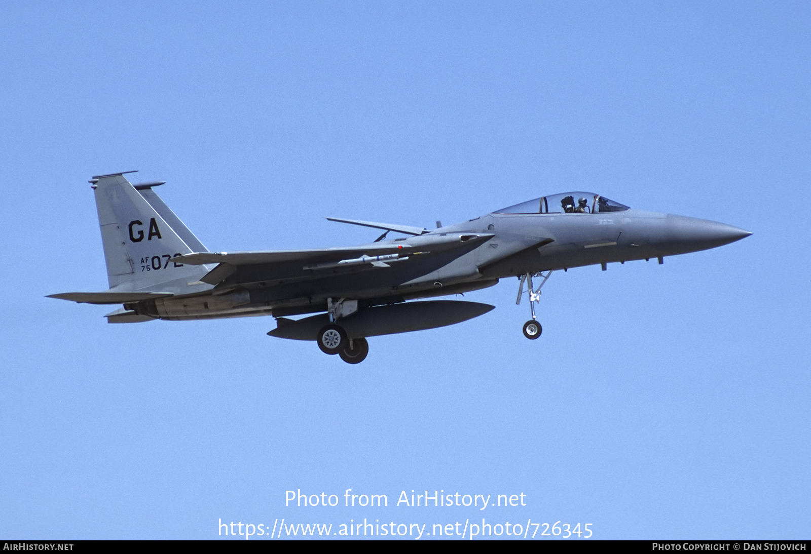 Aircraft Photo of 75-0072 / AF75-072 | McDonnell Douglas F-15A Eagle | USA - Air Force | AirHistory.net #726345