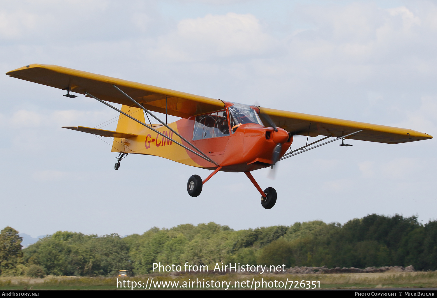 Aircraft Photo of G-CINI | Rans S-7S Courier | AirHistory.net #726351