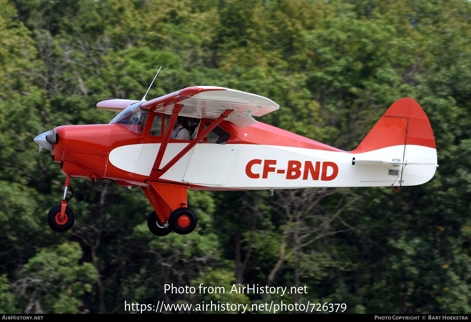 Aircraft Photo of C-FBND / CF-BND | Piper PA-22-160 Tri-Pacer | AirHistory.net #726379