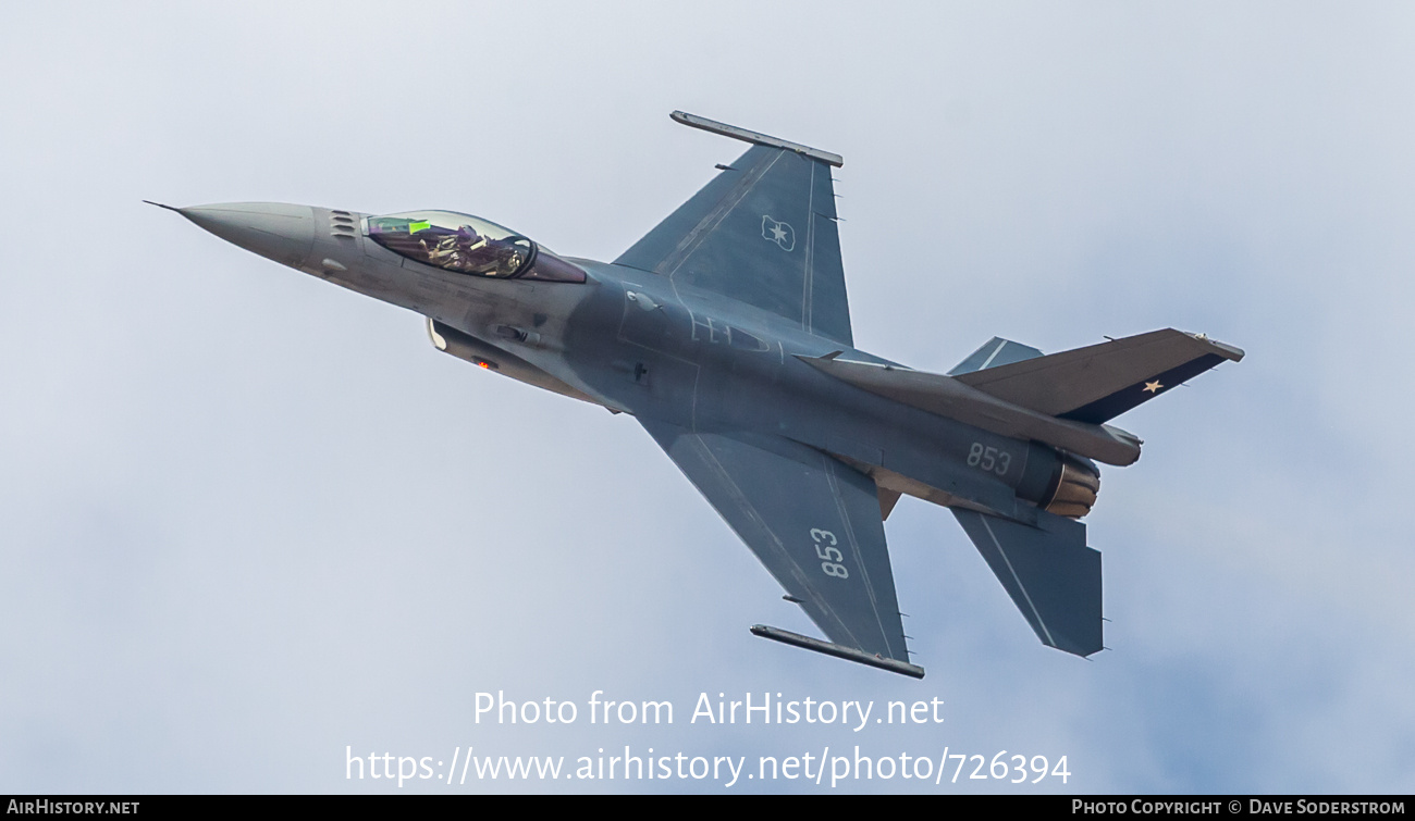 Aircraft Photo of 853 | Lockheed Martin F-16C Fighting Falcon | Chile - Air Force | AirHistory.net #726394