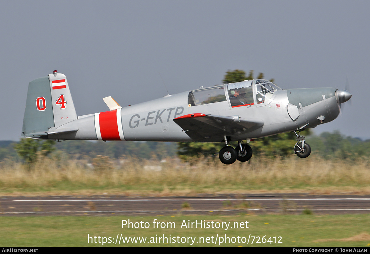 Aircraft Photo of G-EKTP / 3F-SX | Saab 91D Safir | AirHistory.net #726412