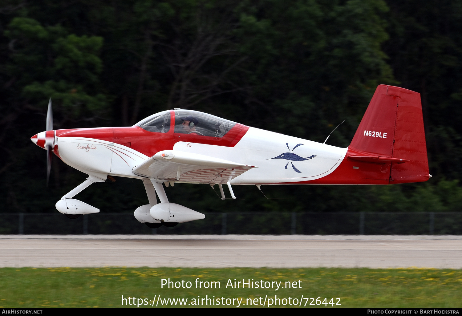 Aircraft Photo of N629LE | Van's RV-7A | AirHistory.net #726442