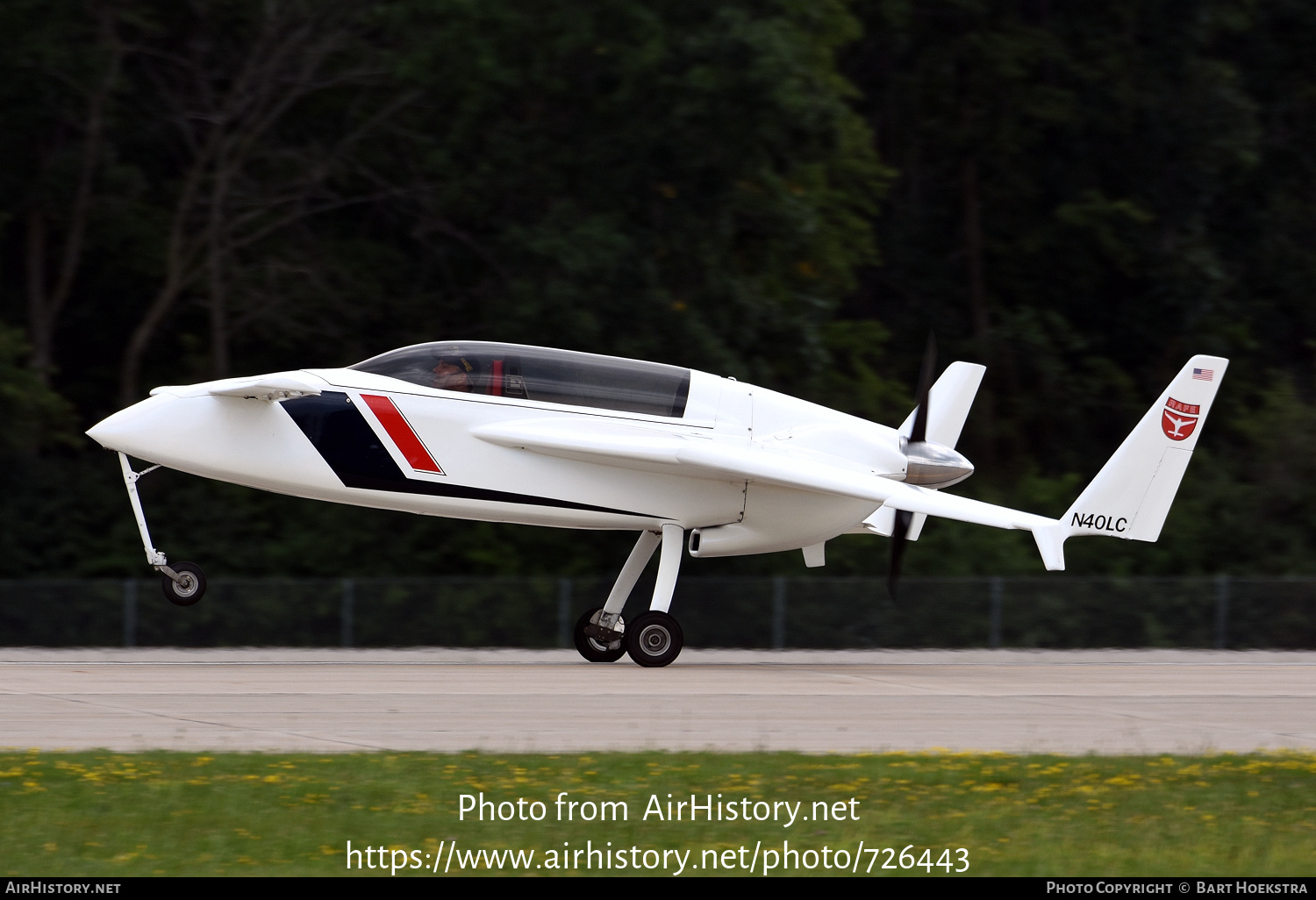 Aircraft Photo of N40LC | Rutan 31 VariEze | RAFE - Rutan Aircraft Flying Experience | AirHistory.net #726443