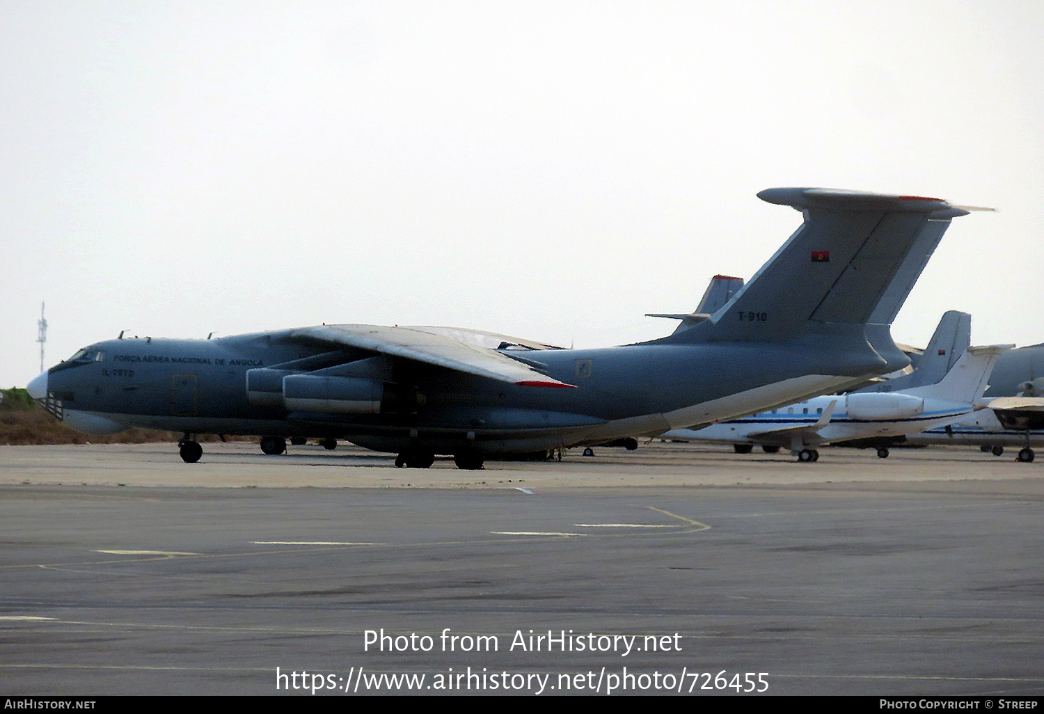 Aircraft Photo of T-910 | Ilyushin Il-76TD | Angola - Air Force | AirHistory.net #726455