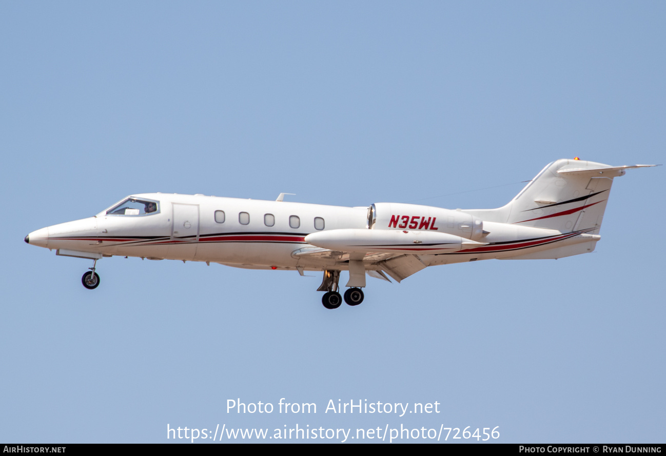 Aircraft Photo of N35WL | Gates Learjet 35A | AirHistory.net #726456