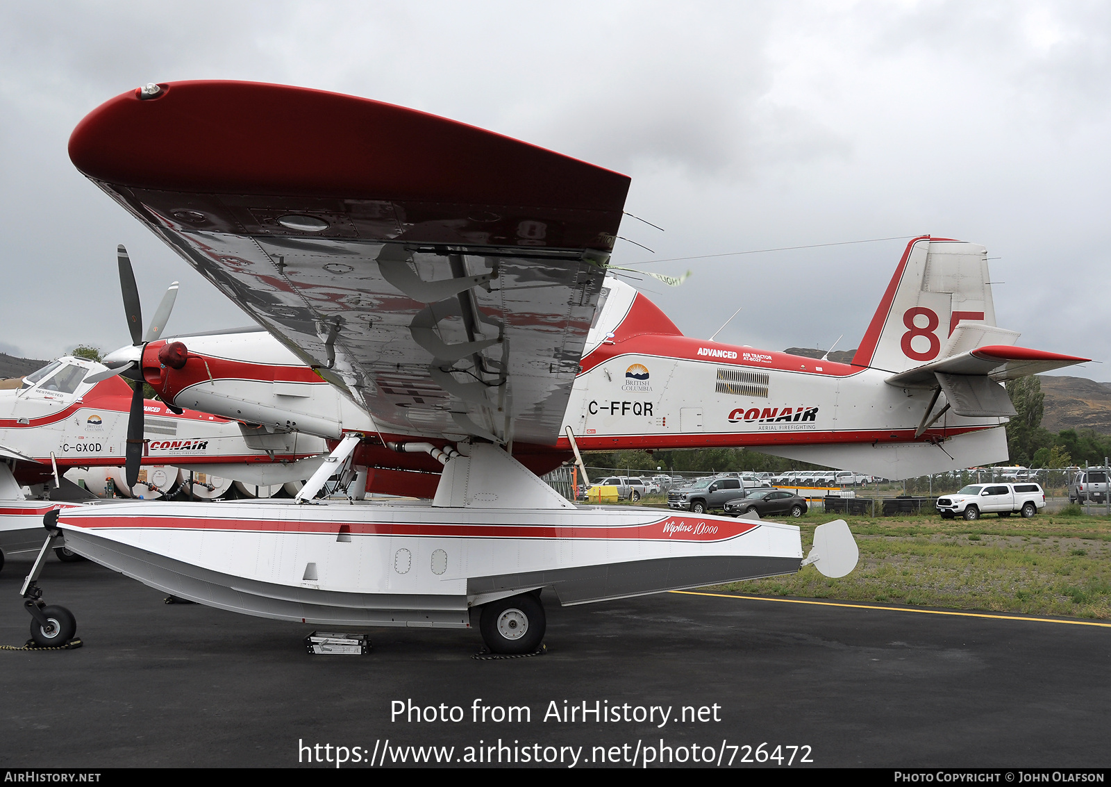 Aircraft Photo of C-FFQR | Air Tractor AT-802F Fire Boss (AT-802A) | Conair Aviation | AirHistory.net #726472