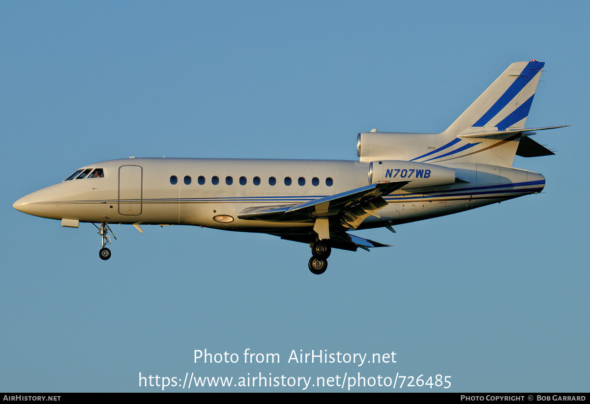 Aircraft Photo of N707WB | Dassault Falcon 900EX EASy | AirHistory.net #726485