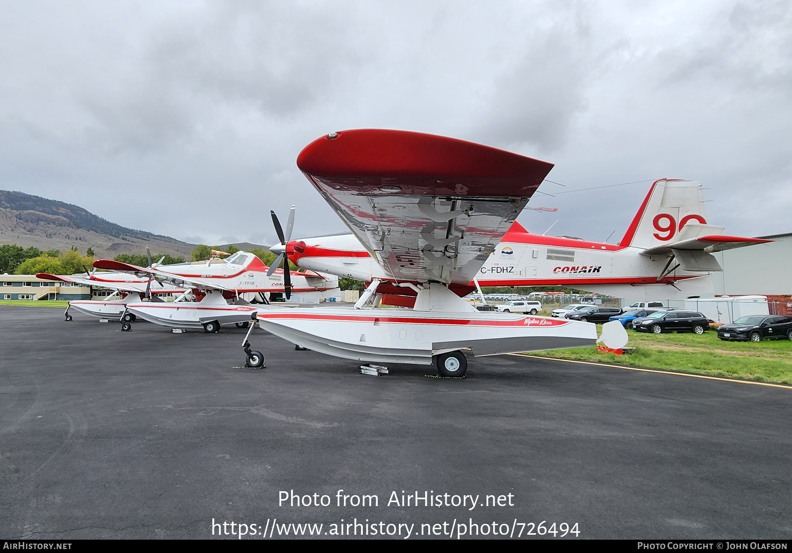 Aircraft Photo of C-FDHZ | Air Tractor AT-802F Fire Boss (AT-802A) | Conair Aviation | AirHistory.net #726494