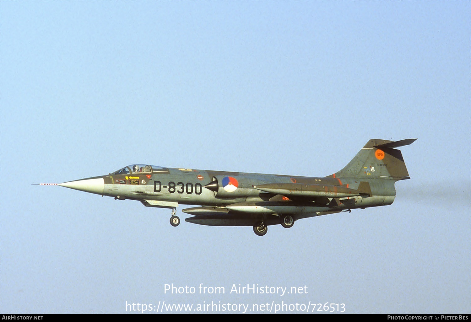 Aircraft Photo of D-8300 | Lockheed F-104G Starfighter | Netherlands - Air Force | AirHistory.net #726513