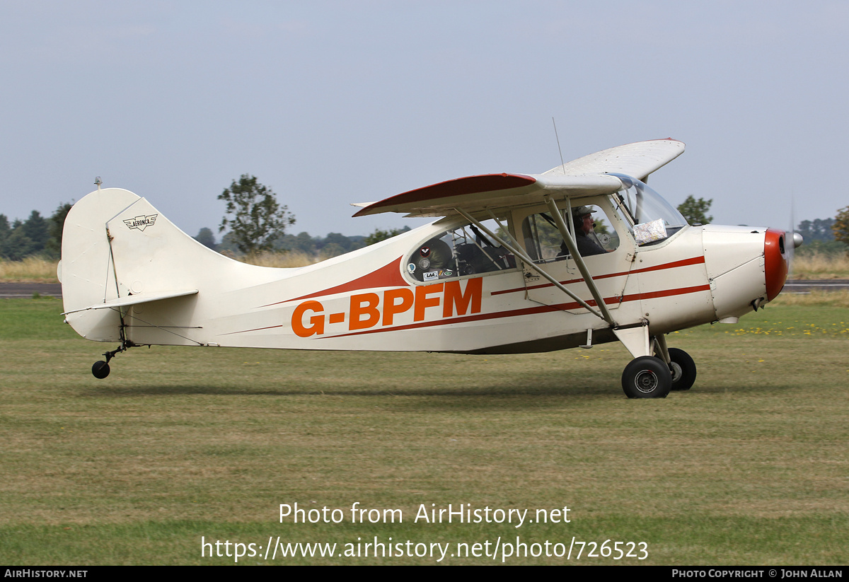 Aircraft Photo of G-BPFM | Aeronca 7AC Champion | AirHistory.net #726523