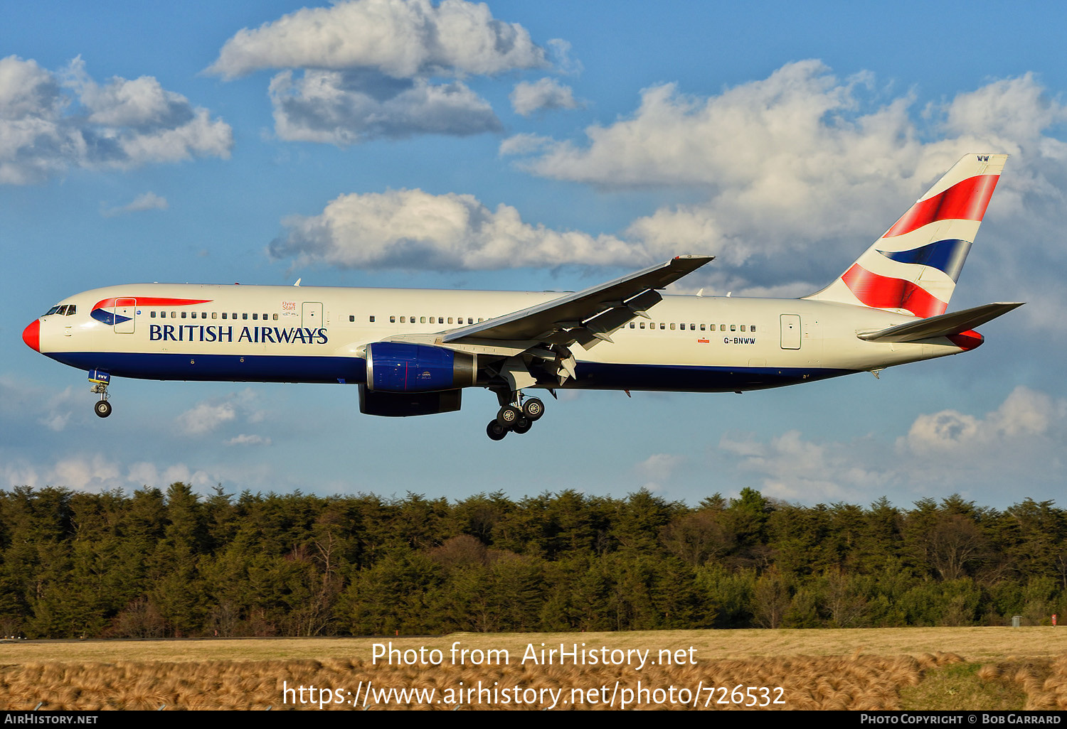 Aircraft Photo of G-BNWW | Boeing 767-336/ER | British Airways | AirHistory.net #726532