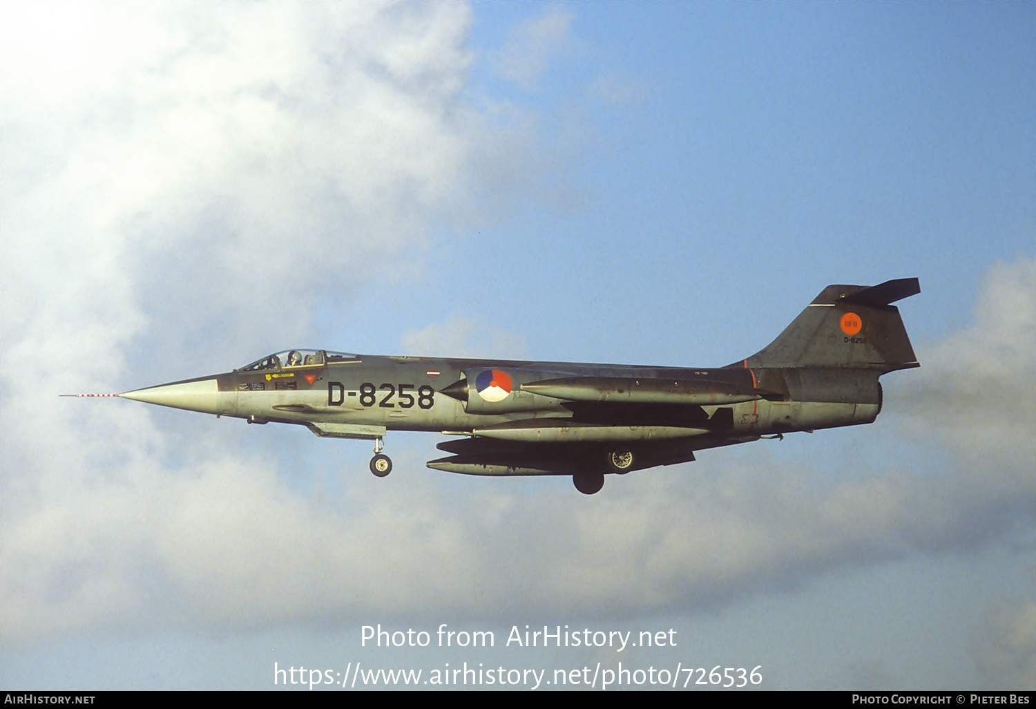 Aircraft Photo of D-8258 | Lockheed F-104G Starfighter | Netherlands - Air Force | AirHistory.net #726536