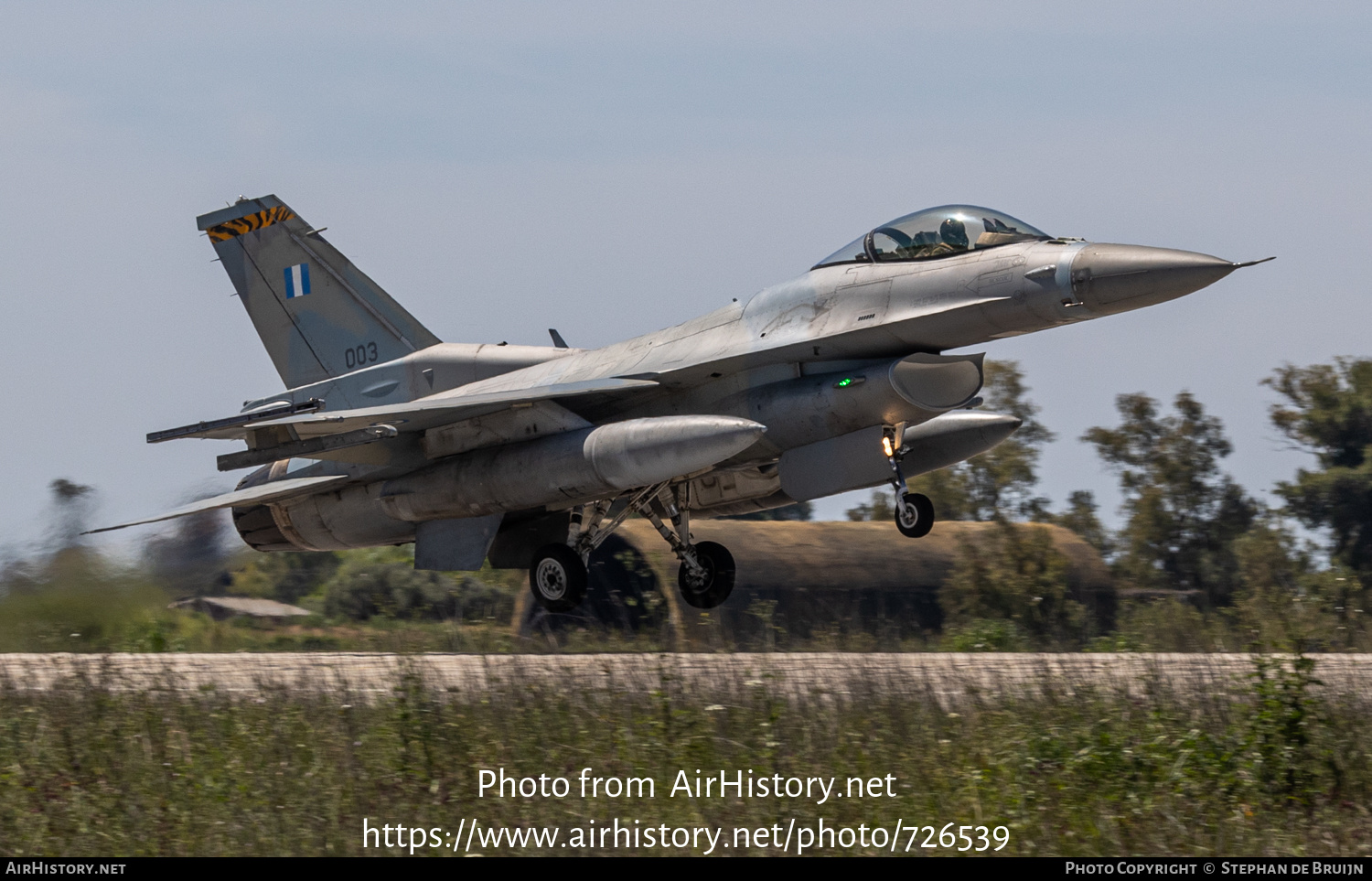 Aircraft Photo of 003 | Lockheed Martin F-16CJ Fighting Falcon | Greece - Air Force | AirHistory.net #726539