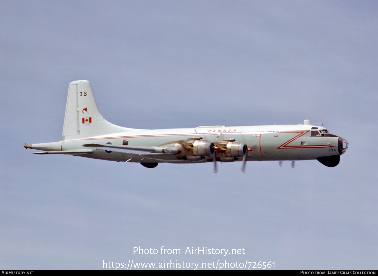 Aircraft Photo of 10736 | Canadair CP-107 Argus 2 (CL-28-2) | Canada - Air Force | AirHistory.net #726561