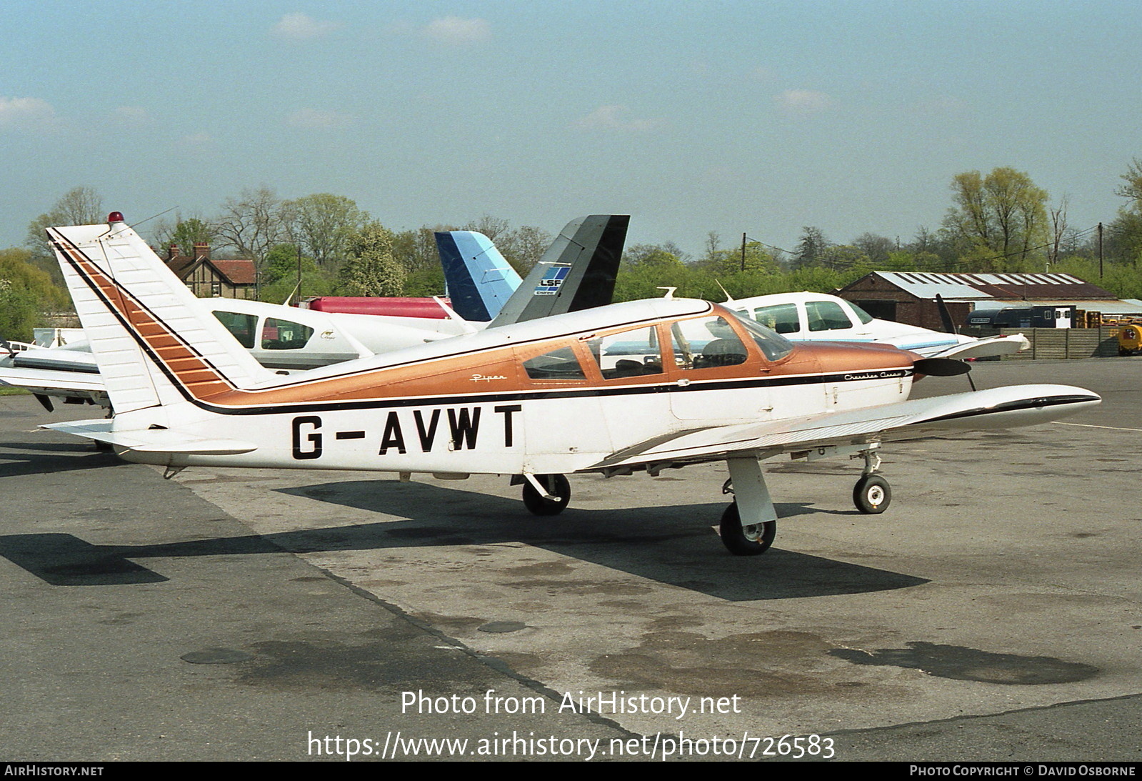 Aircraft Photo of G-AVWT | Piper PA-28R-180 Cherokee Arrow | AirHistory.net #726583