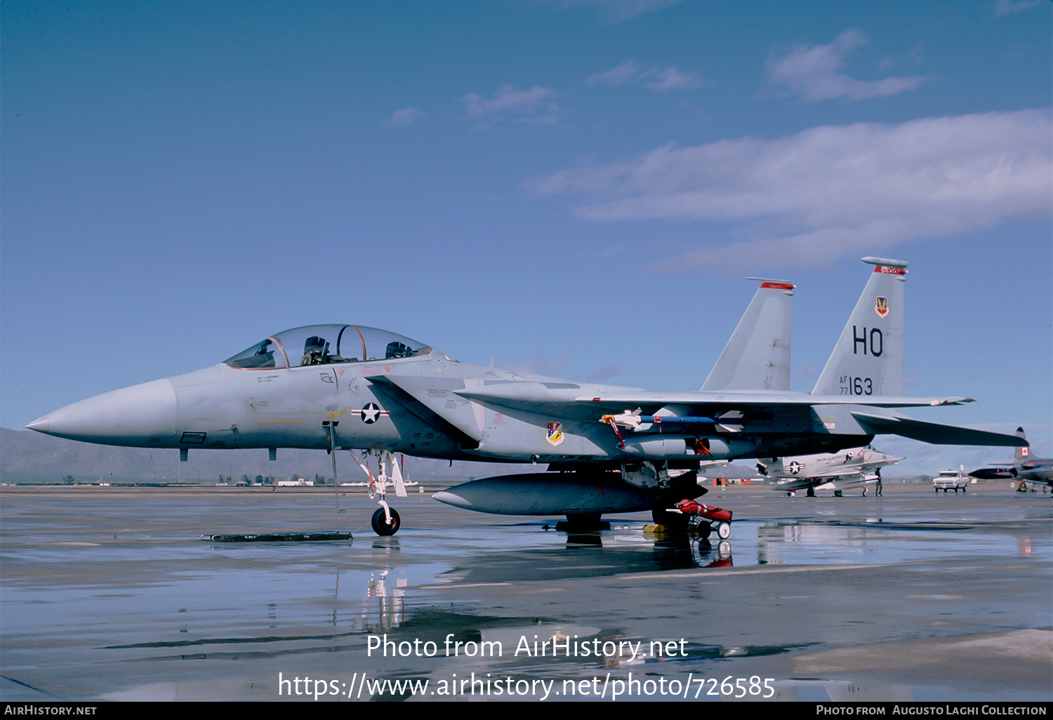 Aircraft Photo of 77-0163 / AF77-163 | McDonnell Douglas F-15B Eagle | USA - Air Force | AirHistory.net #726585