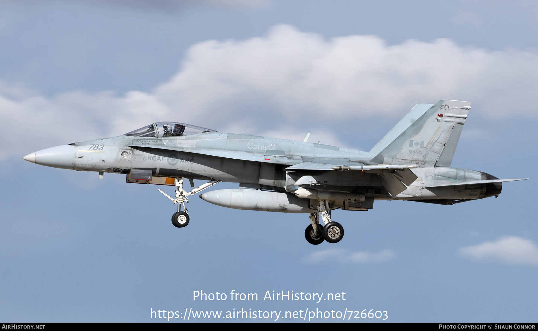 Aircraft Photo of 188783 | McDonnell Douglas CF-188 Hornet | Canada - Air Force | AirHistory.net #726603