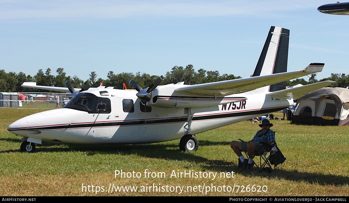 Aircraft Photo of N75JR | Aero Commander 500B Commander | AirHistory.net #726620