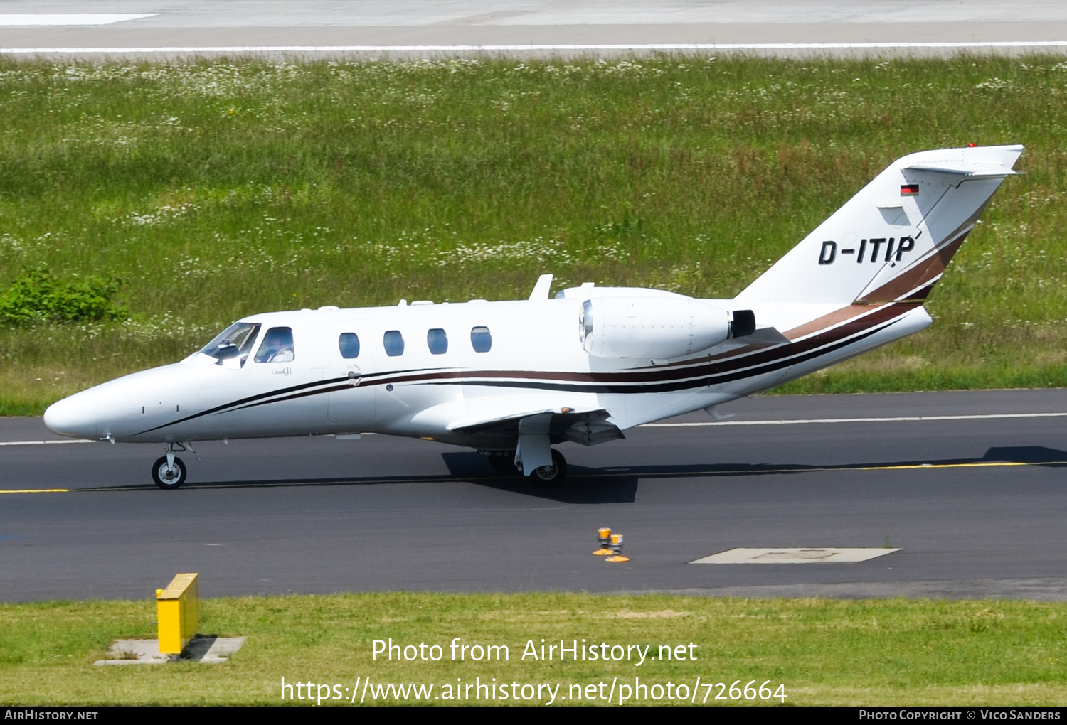 Aircraft Photo of D-ITIP | Cessna 525 CitationJet CJ1 | AirHistory.net #726664