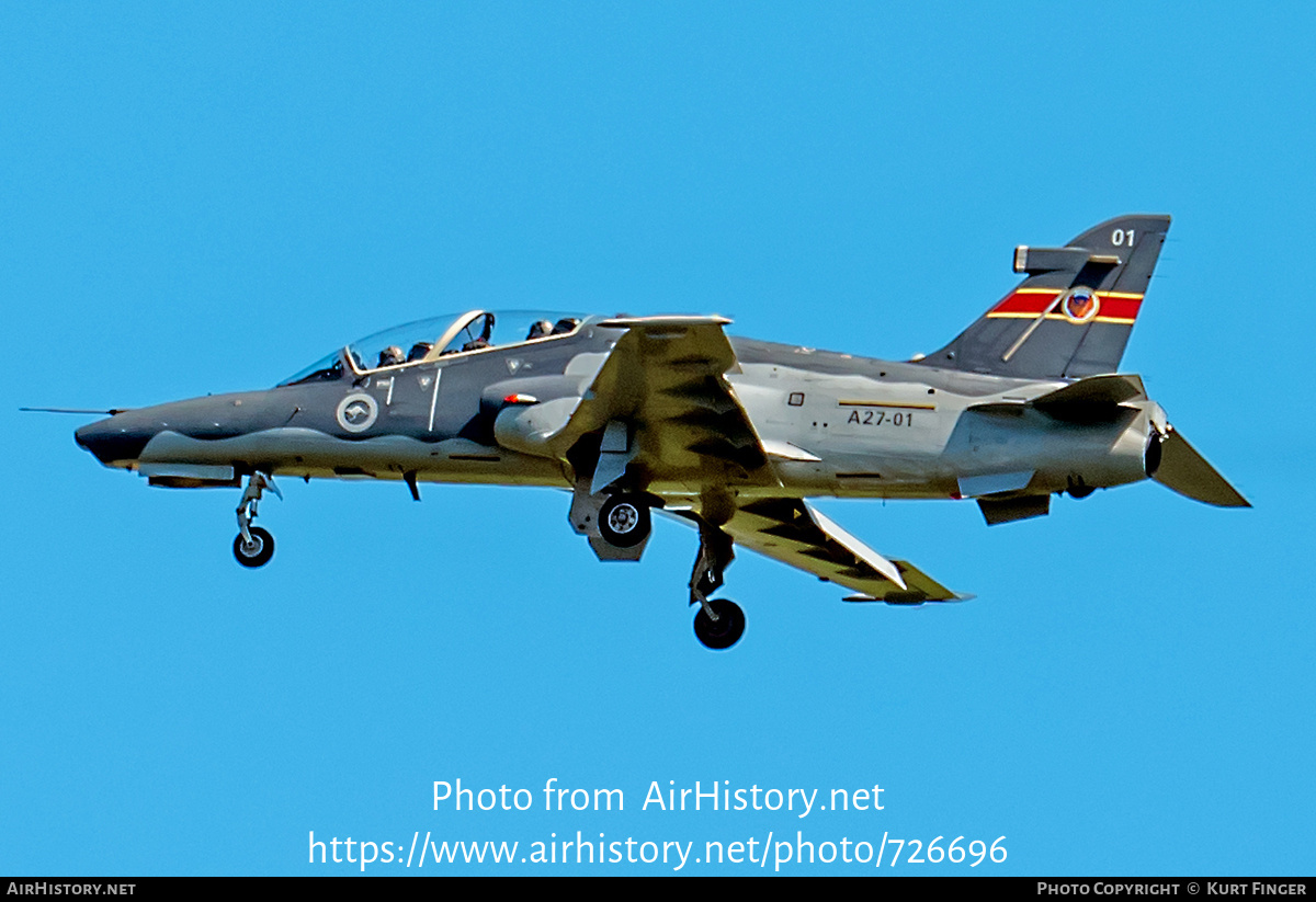 Aircraft Photo of A27-01 | BAE Systems Hawk 127 | Australia - Air Force | AirHistory.net #726696